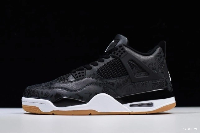 Chep Onekick Laser CI1184-001 4 Retro Black Jordan Air 0717
